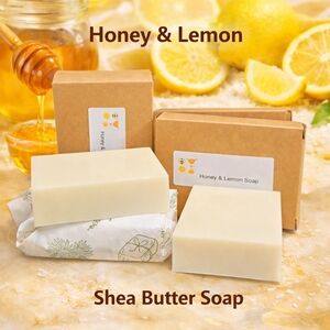 LAST ONE! Lemon & Honey Shea Butter Soap 4oz. Bar